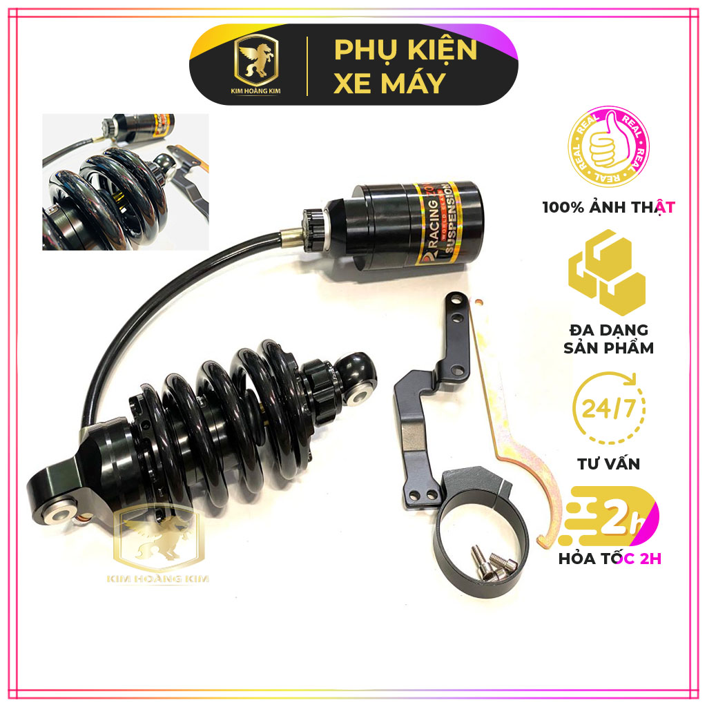 Phuộc kiểu rcb gắn exciter 150,winner,sonic,raider,satria màu đen ty vàng siêu hot , uy tín, chất lượng, mua ngay