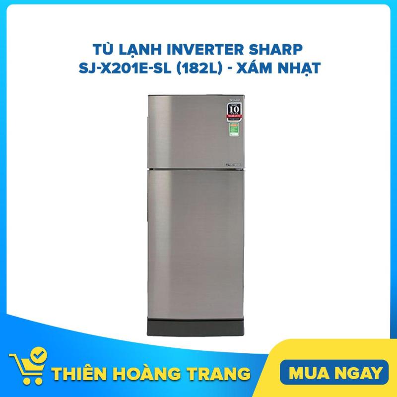 Tủ Lạnh Inverter Sharp SJ-X201E-SL (182L) - Xám Nhạt