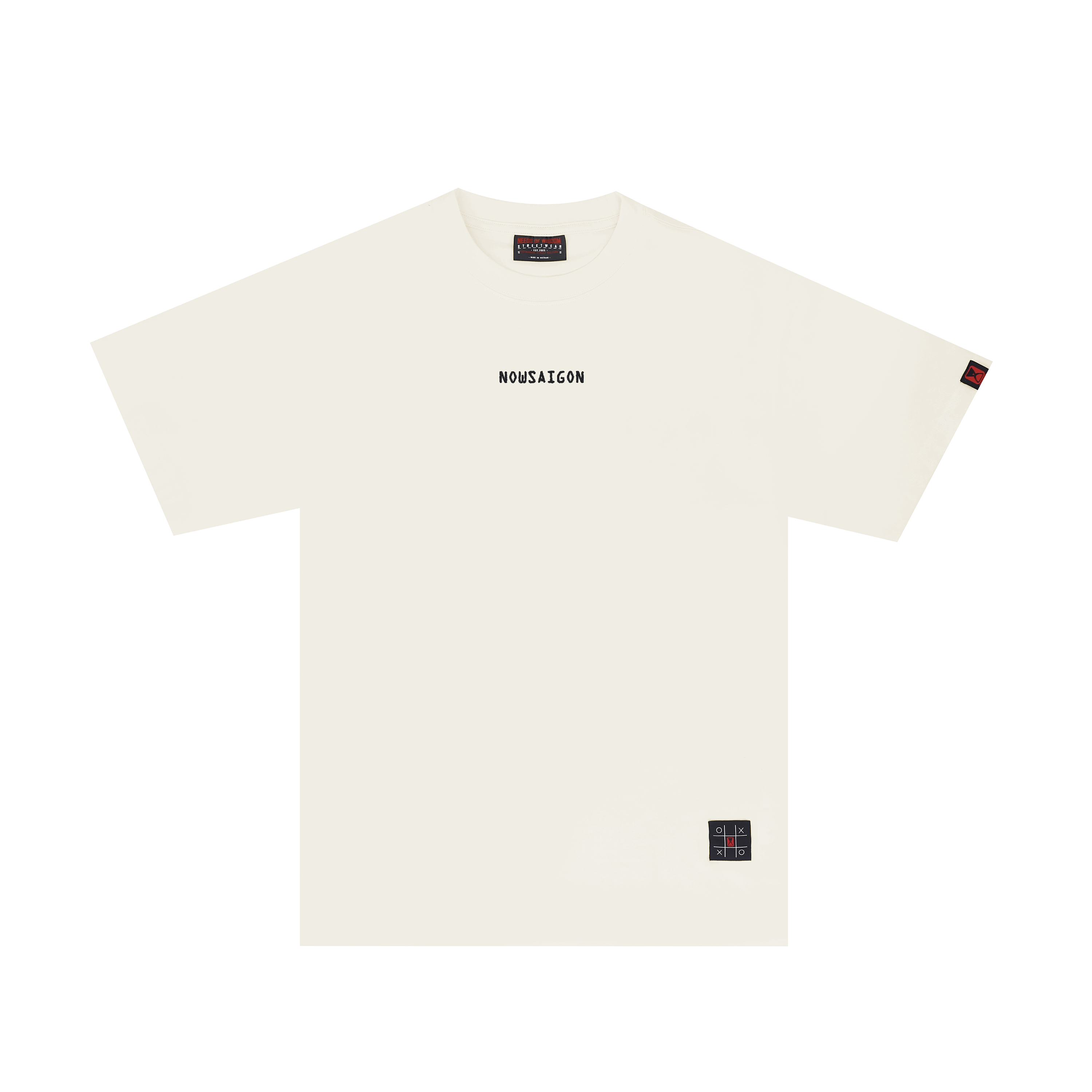 Áo Thun NEEDS OF WISDOM Mini Embroidered Nowsaigon Tee