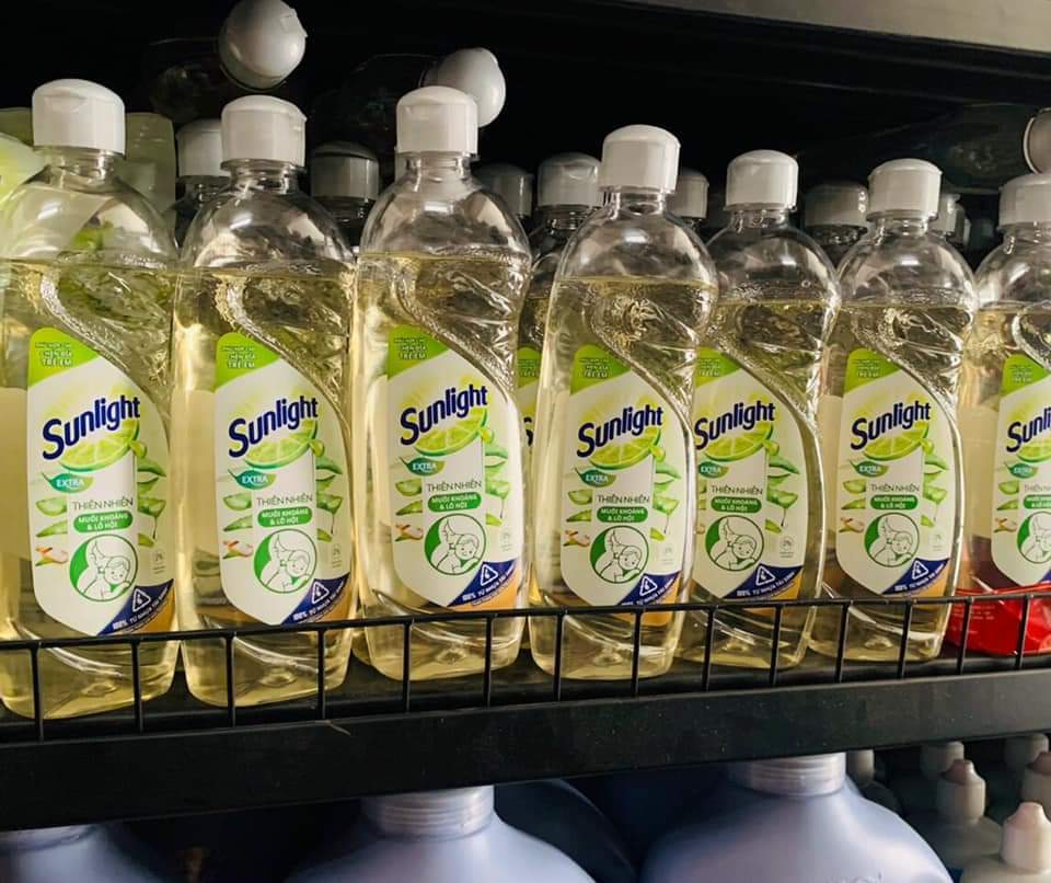 [HCM]Nước Rửa Chén Sunlight hương chanh chai 370ml
