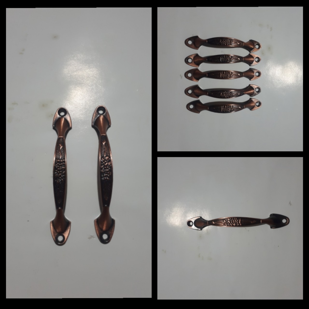 Tay nắm cánh tủ màu đồng