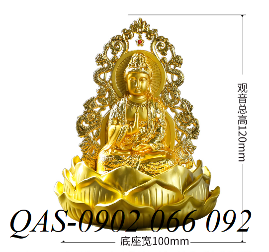 Tượng phật bà quan âm nước hoa ô tô tượng mật tông đồ thờ cúng