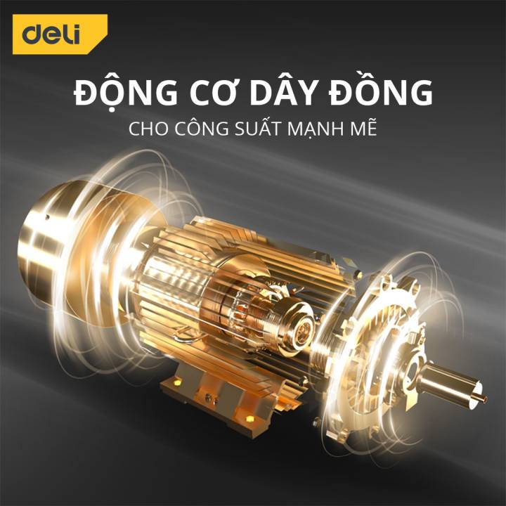 Máy Cưa Xích Điện Cầm Tay Deli - g Suất Lên Tới 2000W, Lưỡi Cưa 405mm, Động Cơ Lõi Đồng DL674052 - Hình ảnh 4