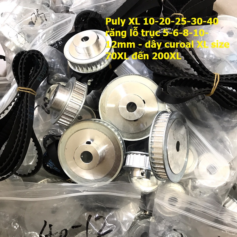 Puly xl từ 10 răng đến 40 răng-dây curoal xl