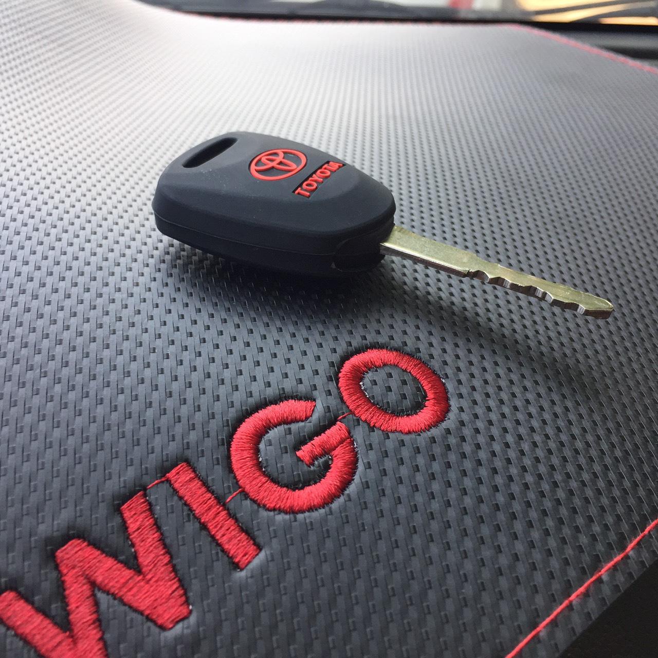 Bao chìa khóa silicon Toyota Wigo