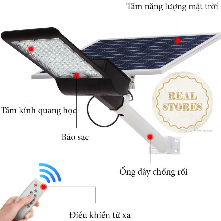 Đèn led năng lượng mặt trời siêu sáng sân vườn 50W