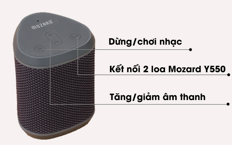 Loa Bluetooth Mozard Y550 Xám ( 5W )
