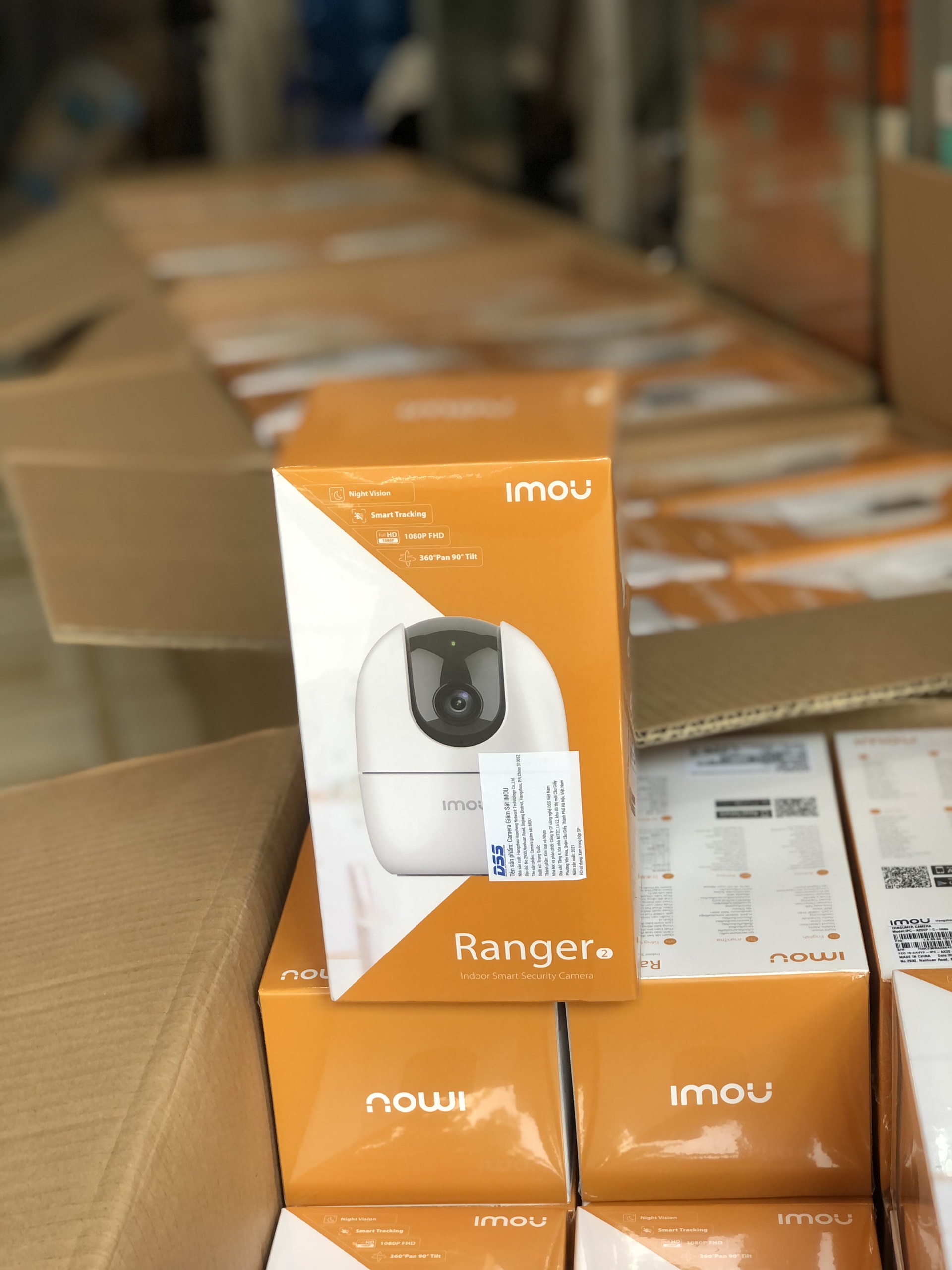Camera IMOU wifi,Camera IMOU Ranger 2 A22EP H265,2 Megapixel,xoay,đàm thoại,phát hiện chuyển động - Hàng chính hãng bảo hành 24T