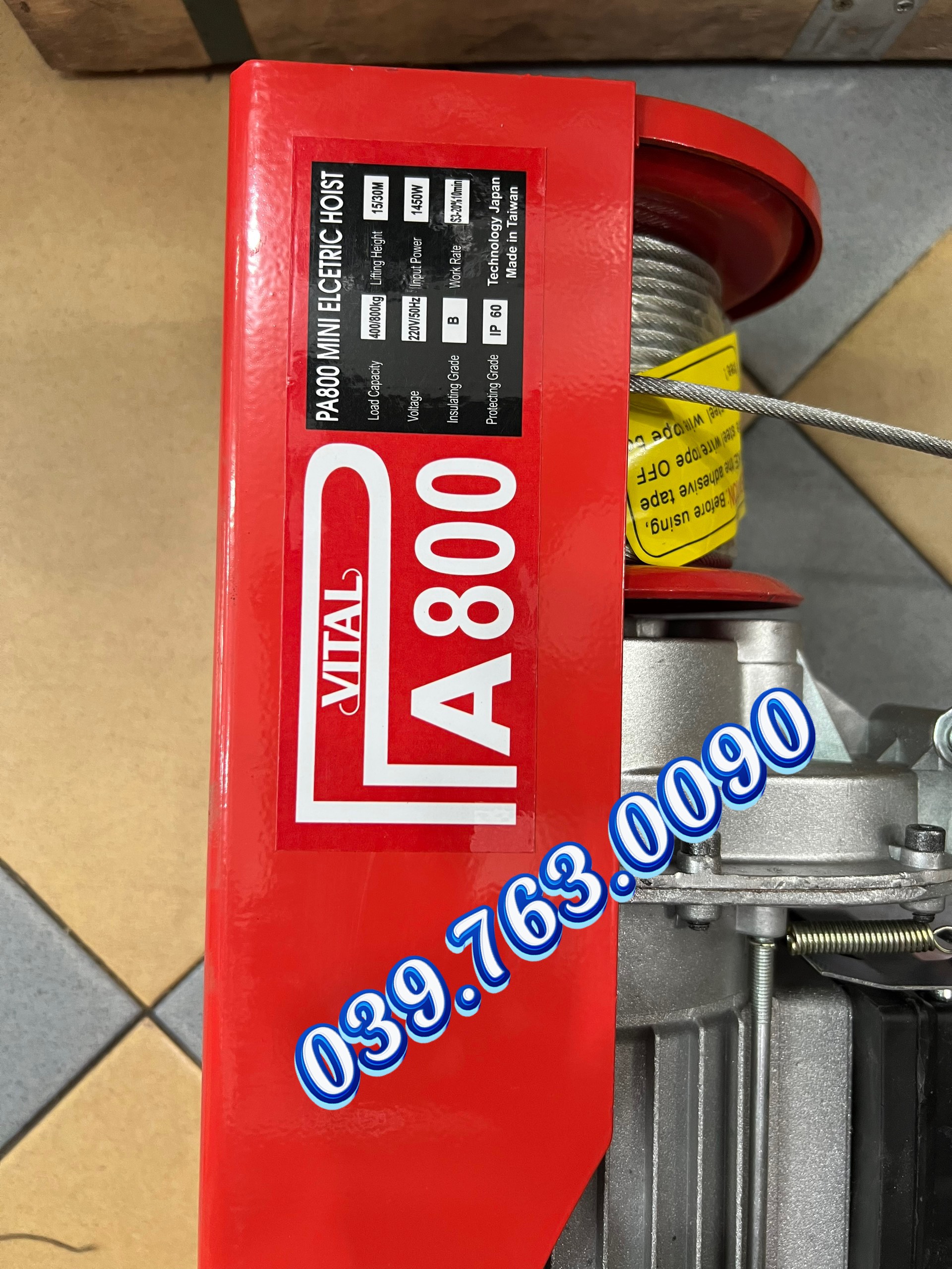 máy tời điện pa800