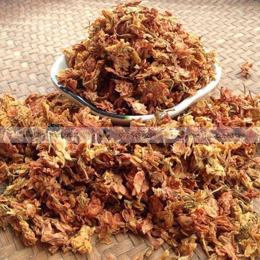 Hoa nhài sấy khô 100g ( Trà lài bông nở to, thơm tạo mùi hương cho các món chè) - Chợ Thảo Dược Việt