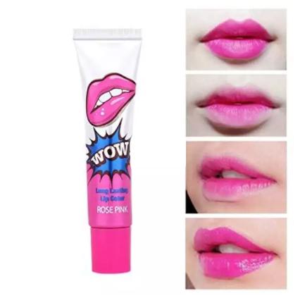 [HCM]Son săm Romantic Bear WoW long lasting lip color 15g (Siêu lì 48h - Màu Rose Pink)