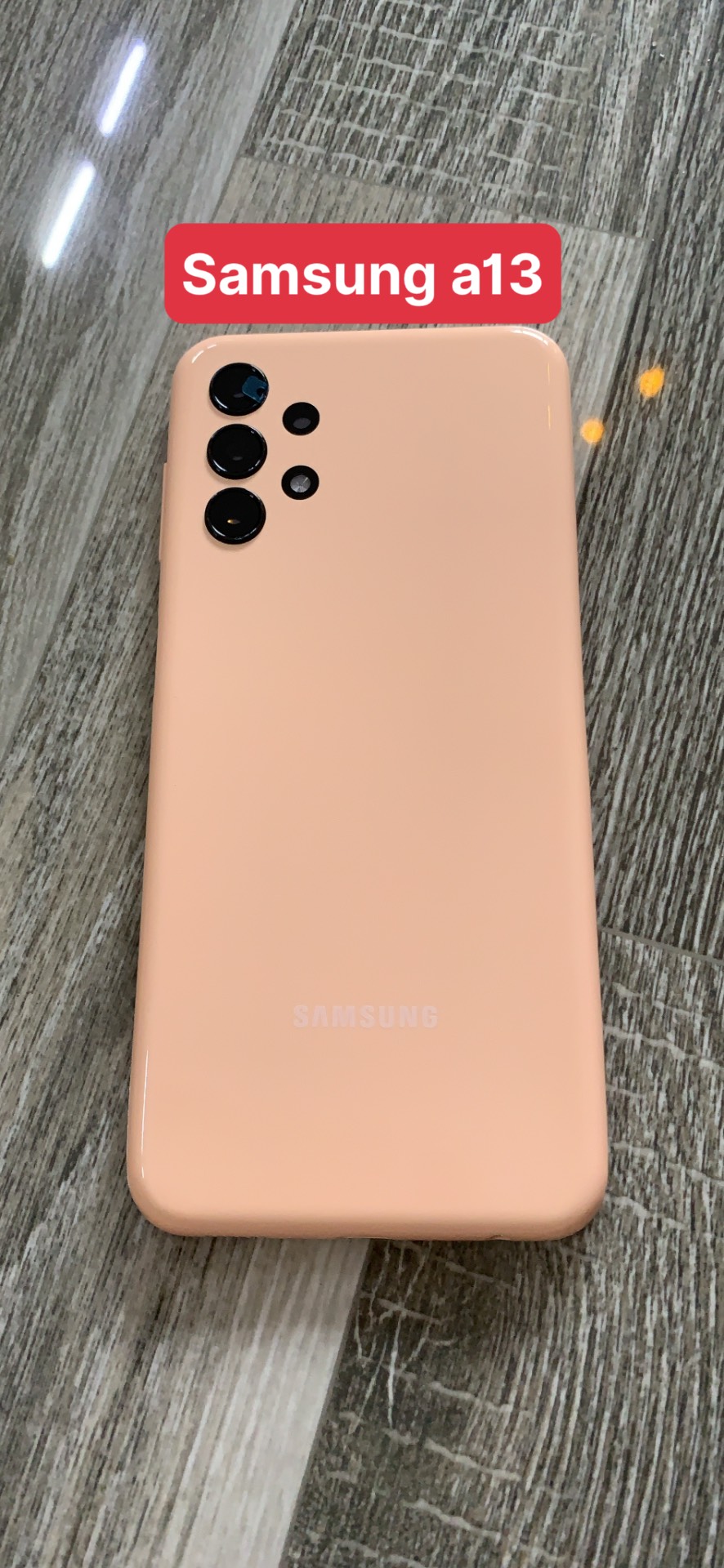 BỘ VỎ SAMSUNG A13 ( GỒN, SƯỜN, LƯNG, KÍNH CAM, NÚT BẤN)