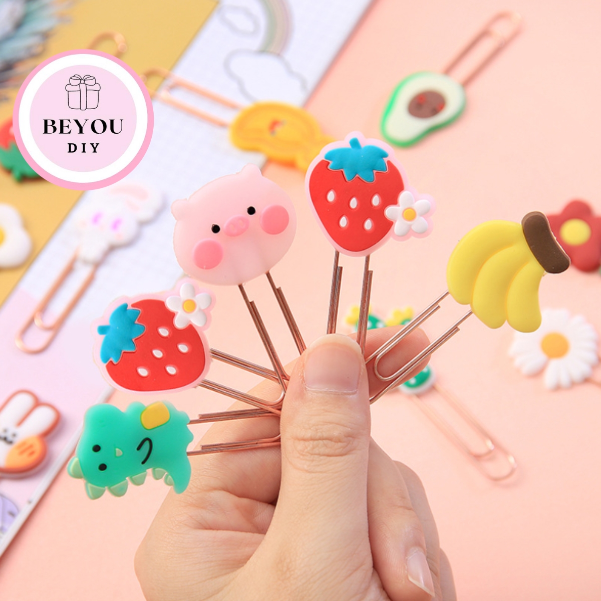 Kẹp Giấy Hình Trái Cây Dễ Thương