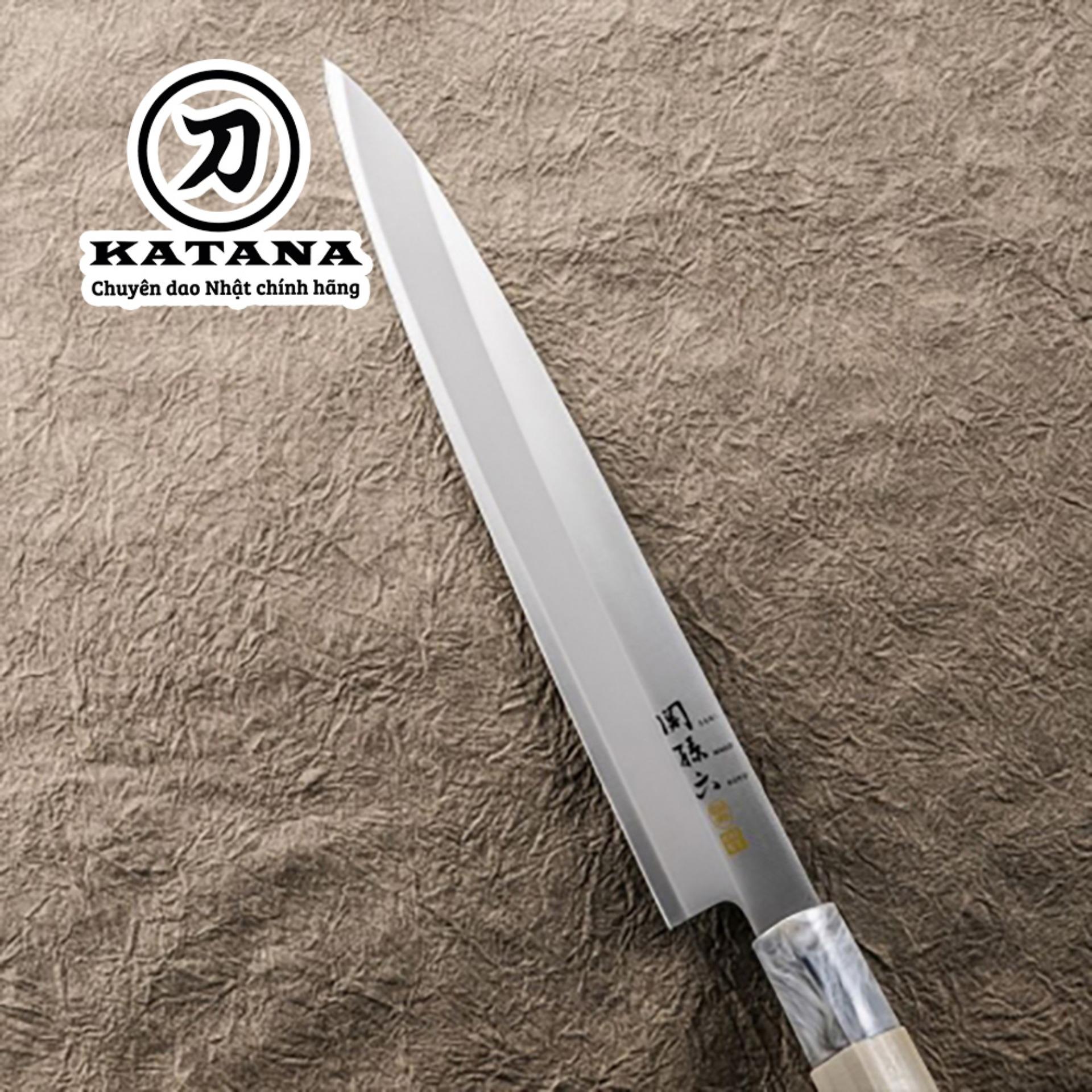 Dao bếp Nhật cao cấp KAI Ginju Sashimi tay trái (210mm)