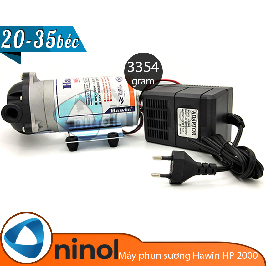 Máy bơm phun sương Hawin HP 2000-30 béc