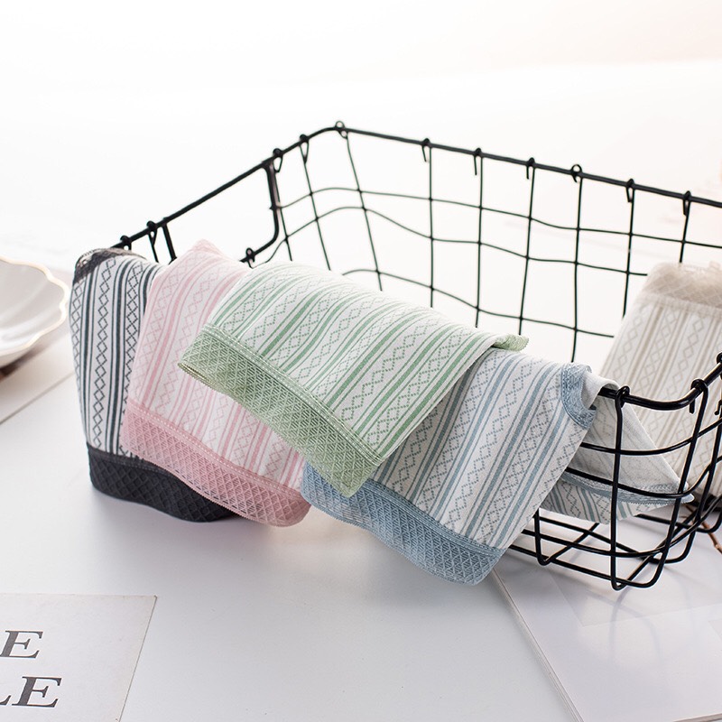(FREESHIP) Combo 10 Quần Lót Cotton Kháng Khuẩn Cạp Ren