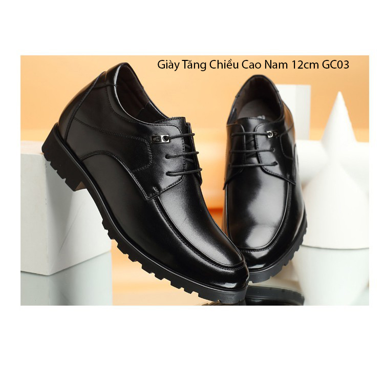 [HCM]Giầy Tăng Chiều Cao Nam 12cm GC03