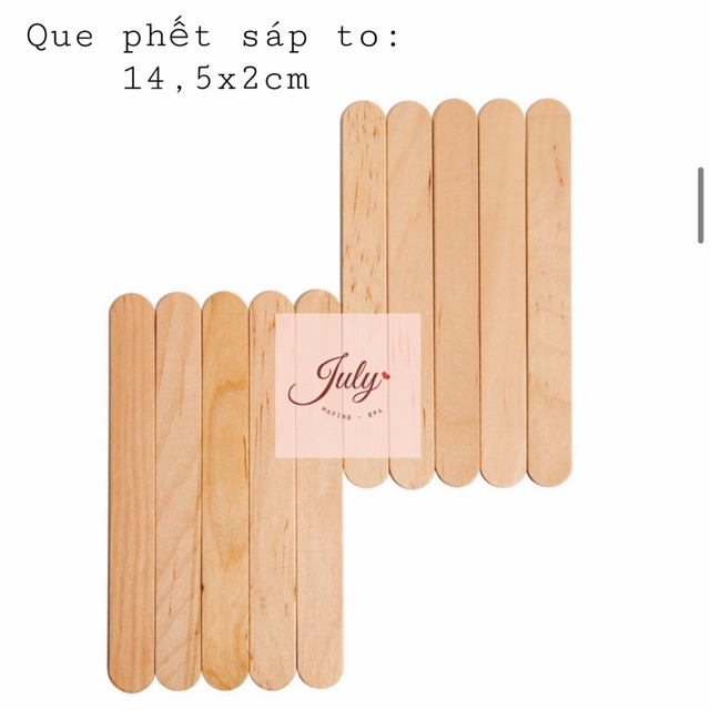 [HCM]Que kem que gỗ  que phết sáp to