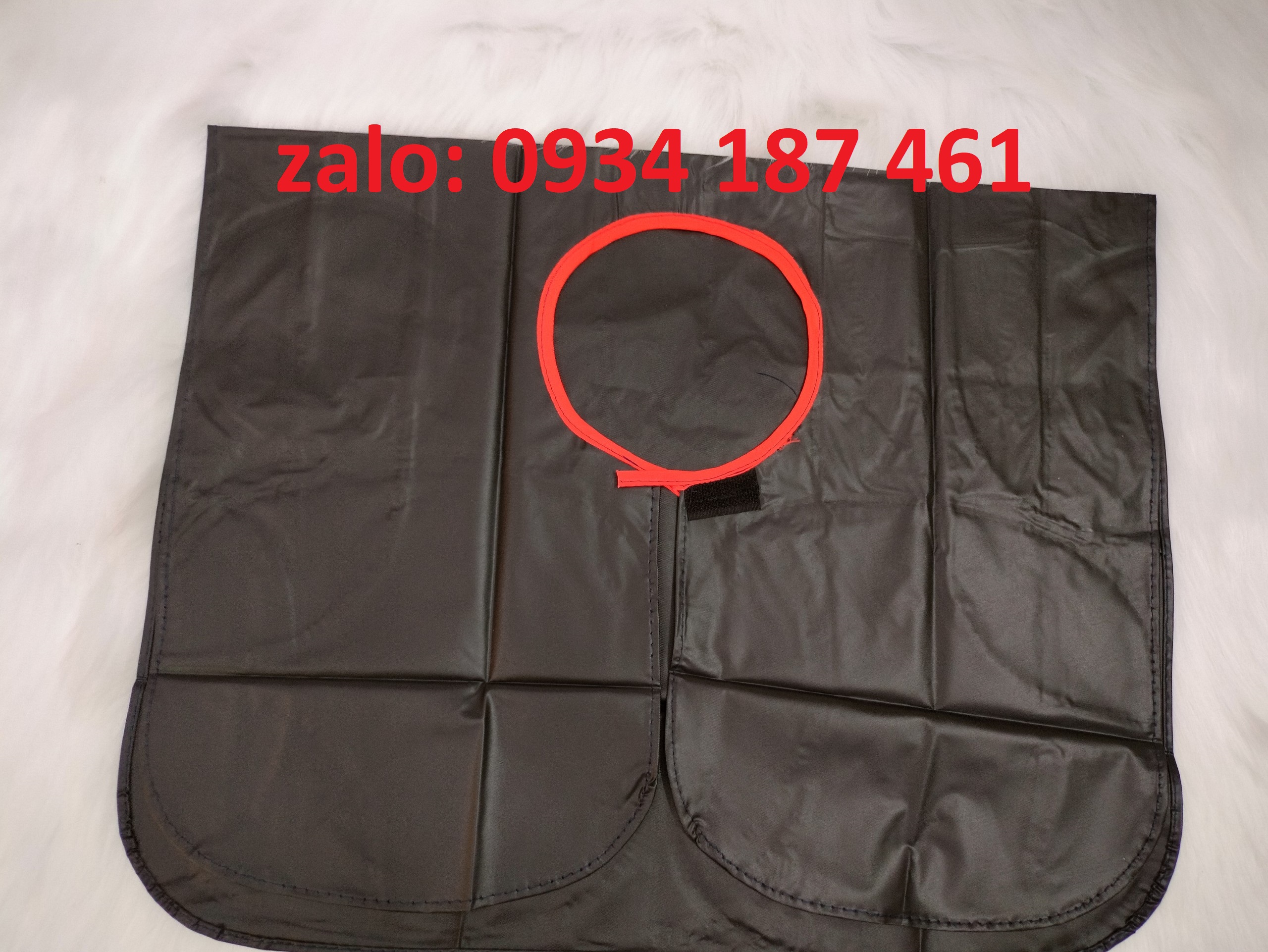 Áo choàng vải PVC cắt tóc-duỗi-nhuộm