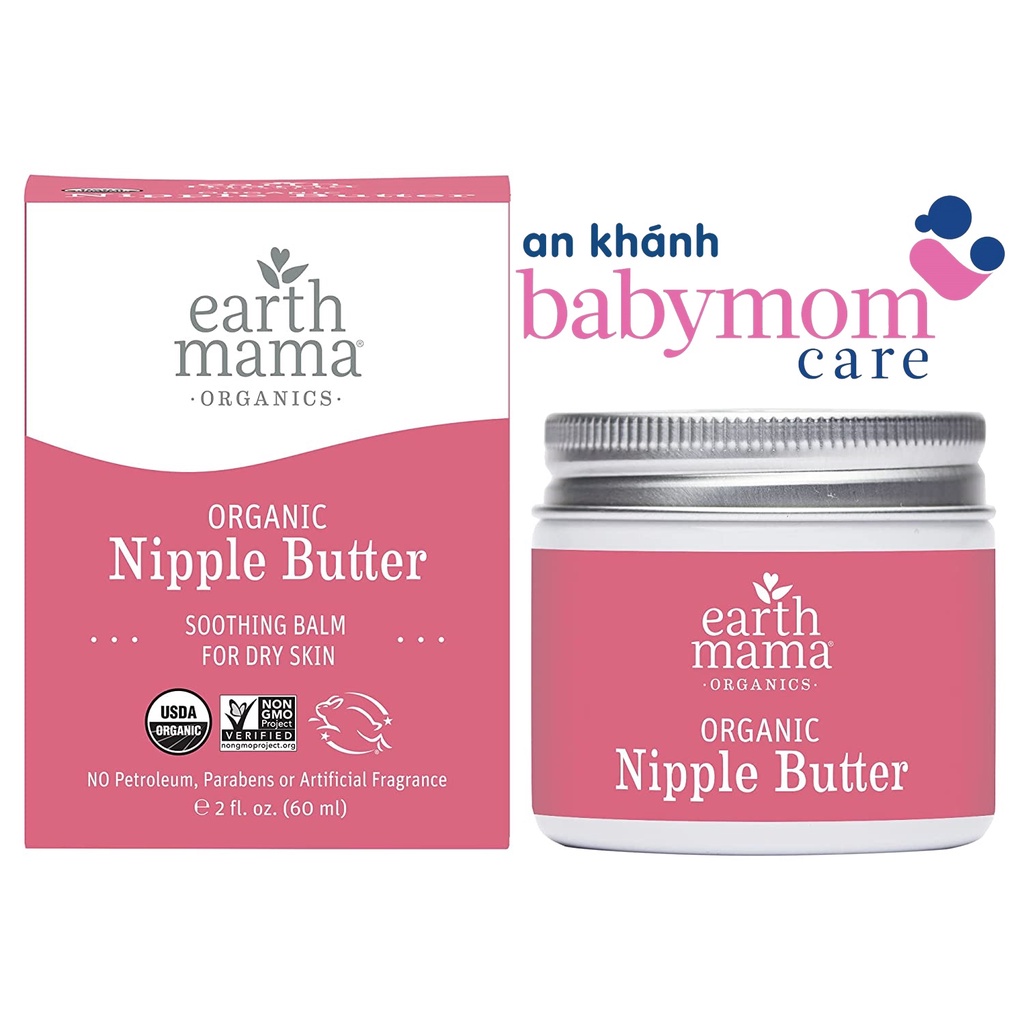Kem nứt đầu ti earth mama ORGANIC