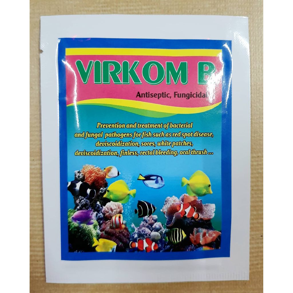 VIRKOM B: Tr ị nấm, diệt khuẩn cho cá cảnh