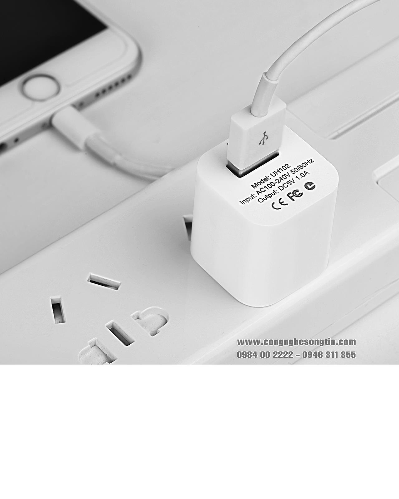 [HCM]Củ sạc HOCO UH102 Cao Cấp Bảo Hành 3 Tháng 1 đổi 1