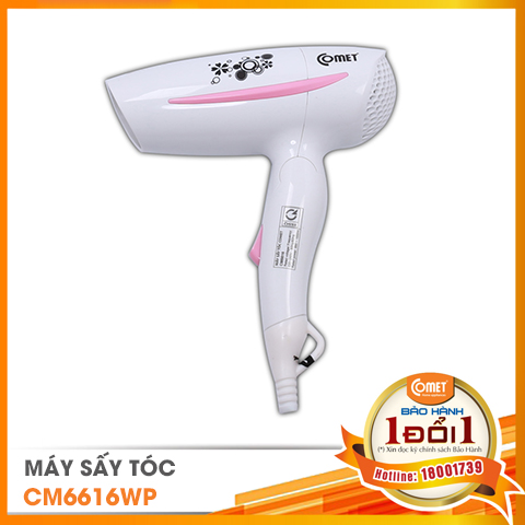 Máy sấy tóc COMET - CM6616 - Hàng Chính Hãng