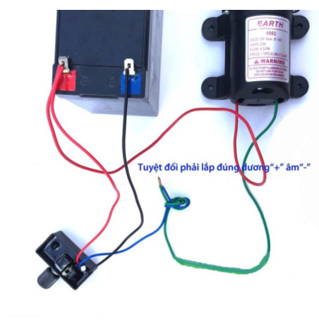 Bộ điều chỉnh tốc độ máy bơm mini - Chiết áp điều tốc 12v