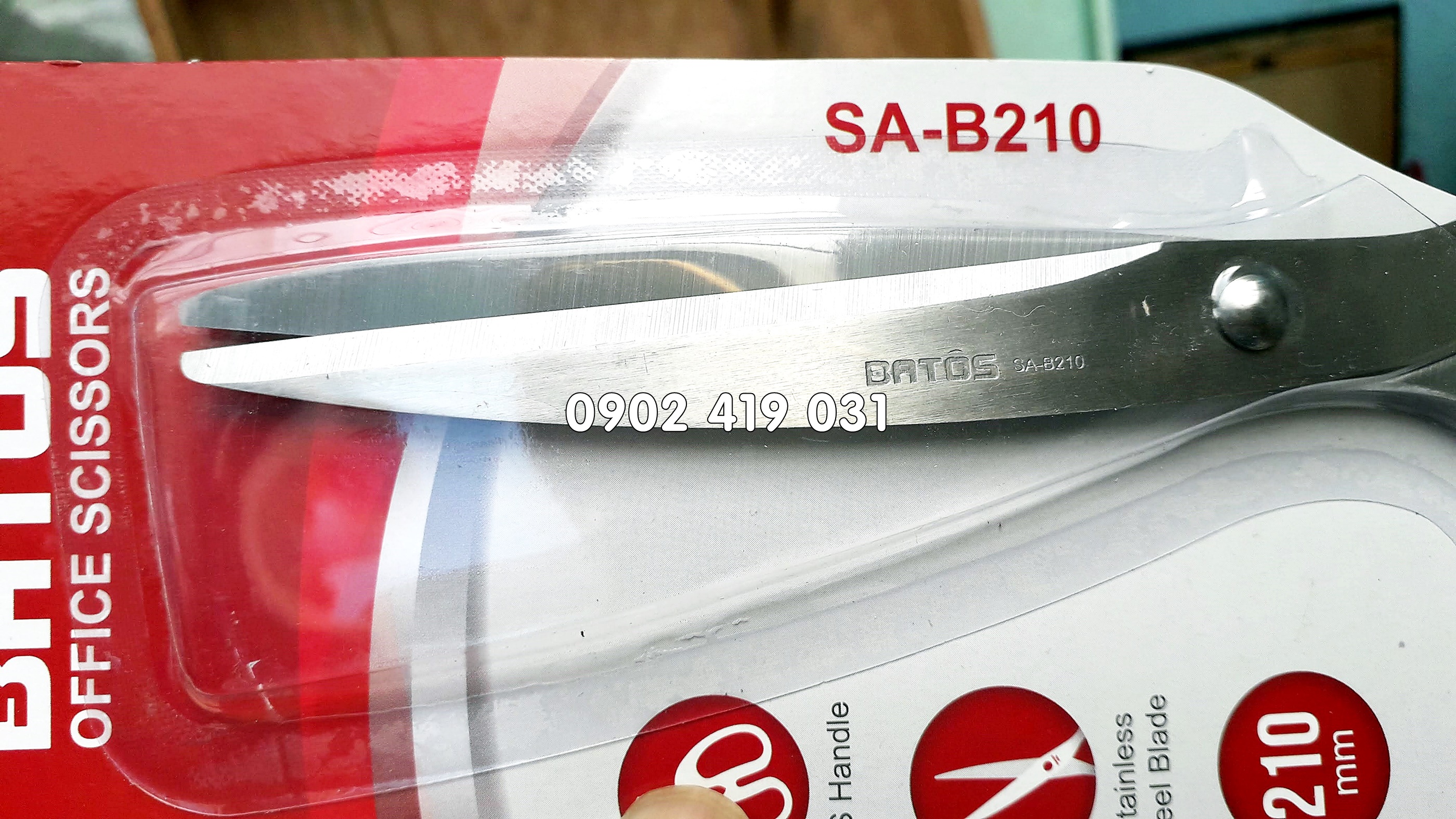 [HCM]Kéo Văn Phòng Batos SA-B210 Dài 210mm