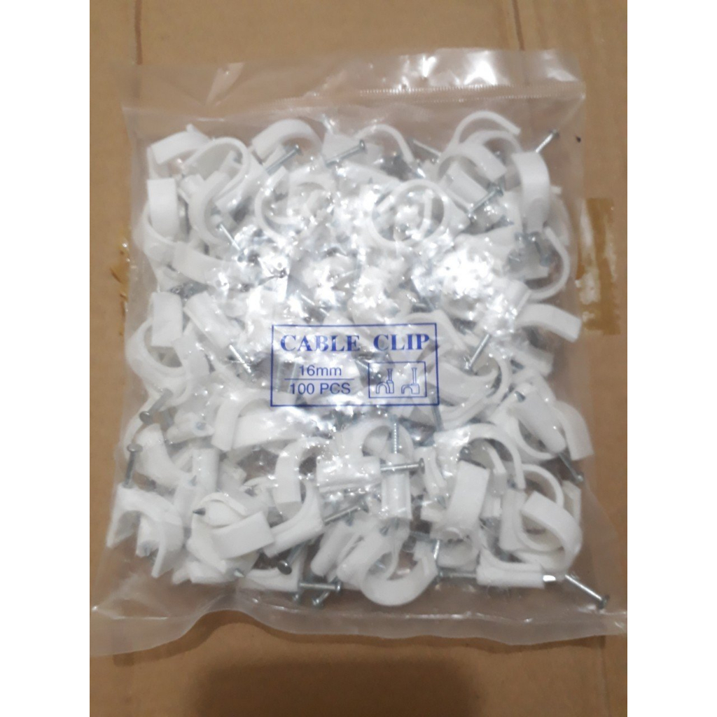 Đinh Ghim Dây Cáp Mạng - Dây Điện ( Túi 100 Cái)