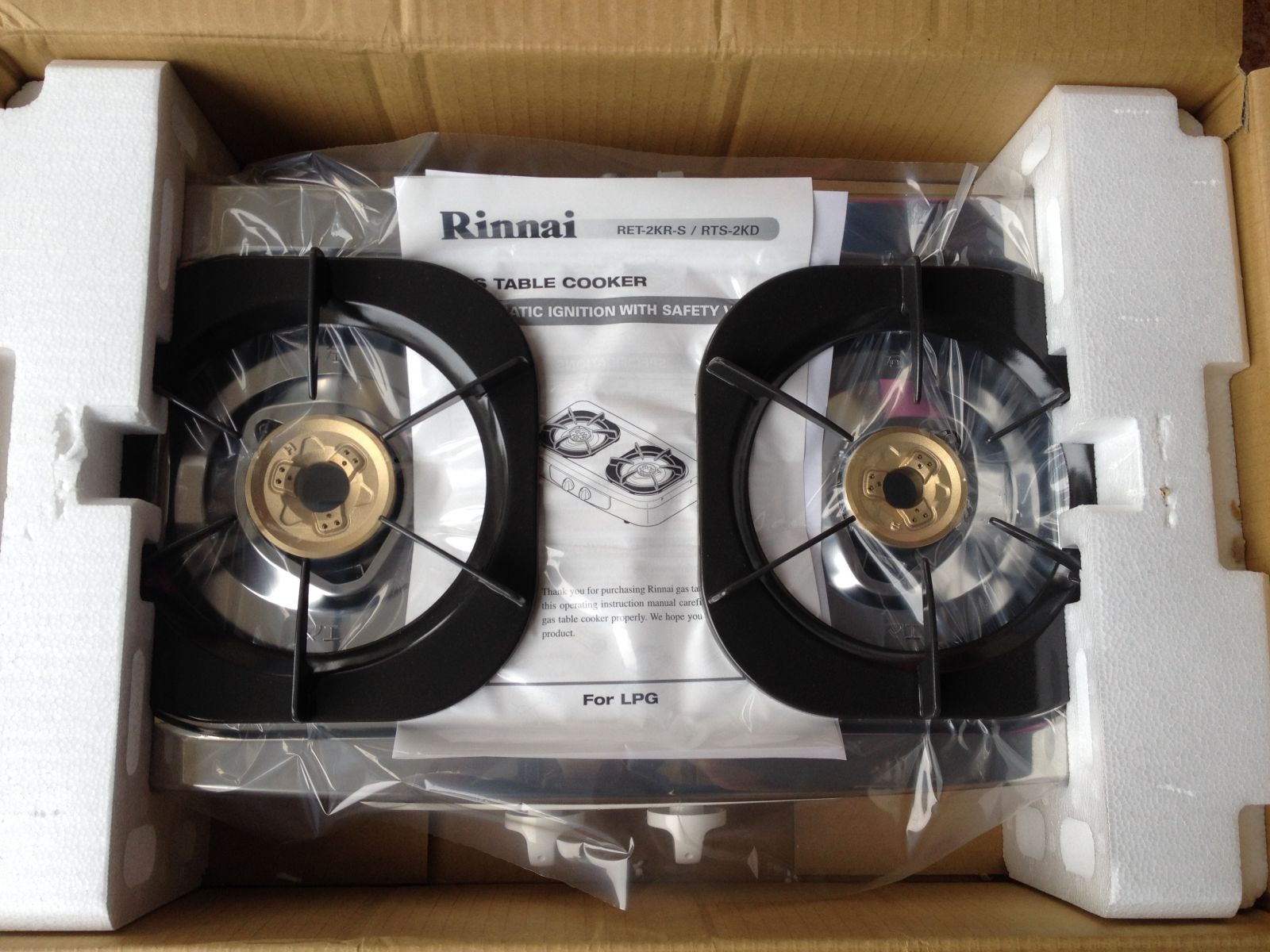 Bếp gas dương Rinnai RJ-554S(SV) nhập khẩu nguyên chiếc Nhật Bản