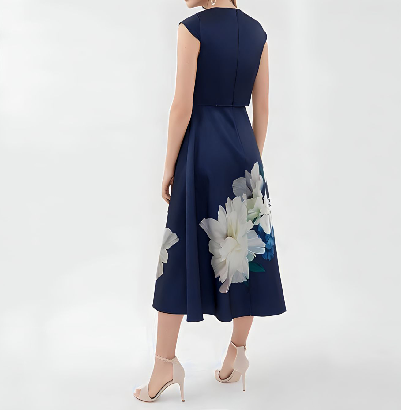 SET T.3D FL0RAL CAP SLEEVE