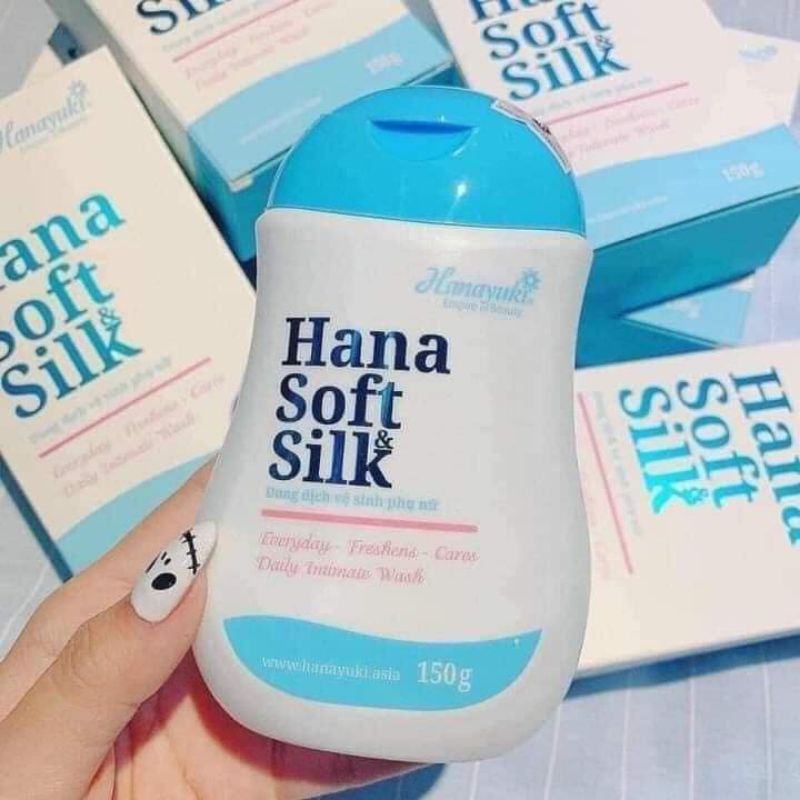 [CHÍNH HÃNG %] DUNG DỊCH VỆ SINH HANA SOFT SILK HANAYUKI 150ML