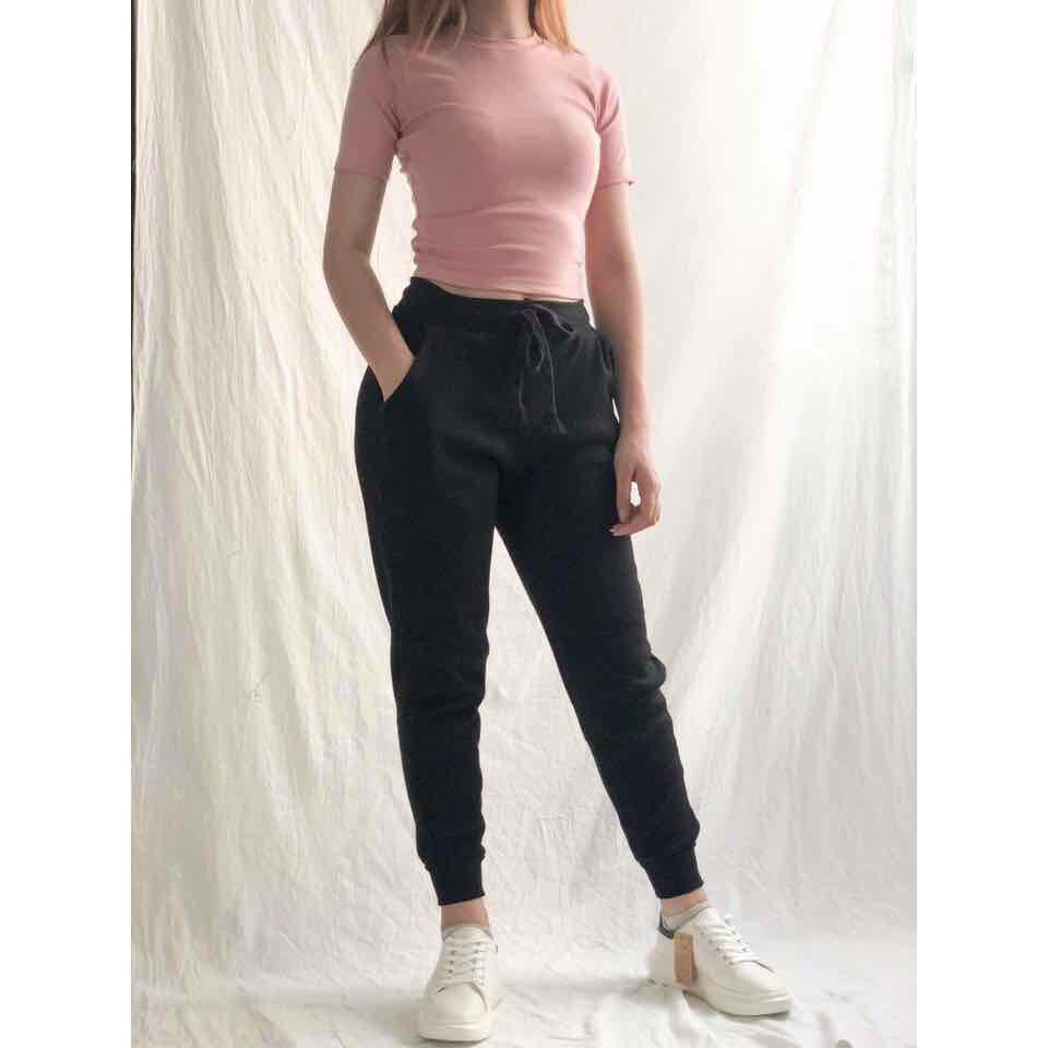 Quần Jogger len gân bassic