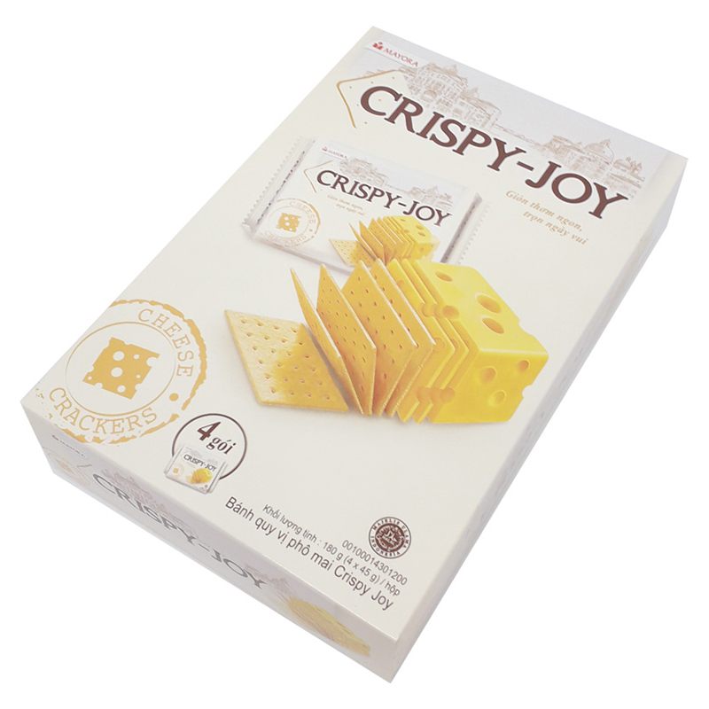[HCM ship 2h] Bánh Crispy Joy Vị Phô Mai 156g