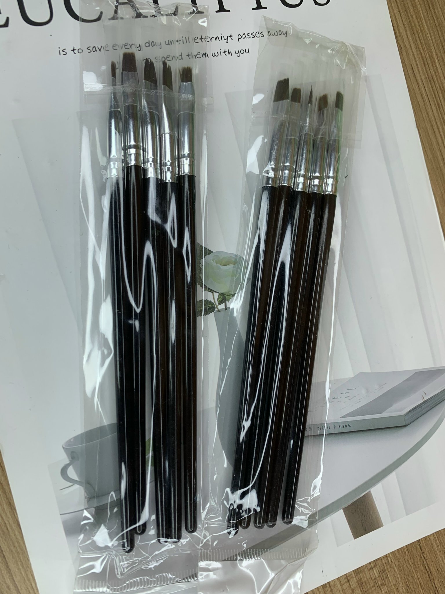 Bộ Cọ Đắp Gel 5 Cây Dùng Đắp Và Vẽ Gel Móng