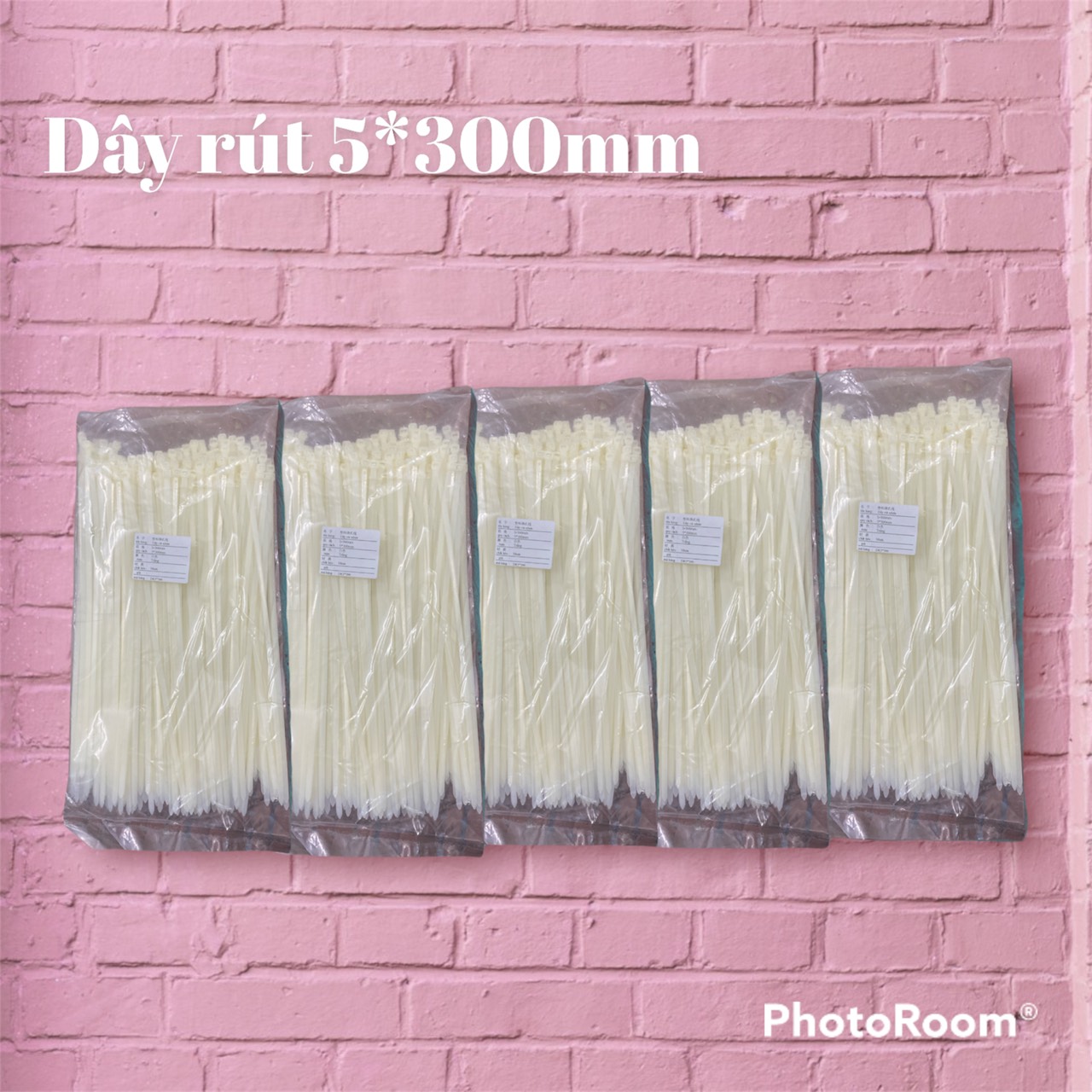 Dây rút nhựa 5*300mm ( ĐÓNG GÓI 1 BỊCH GỒM 250 SỢI DÂY RÚT )