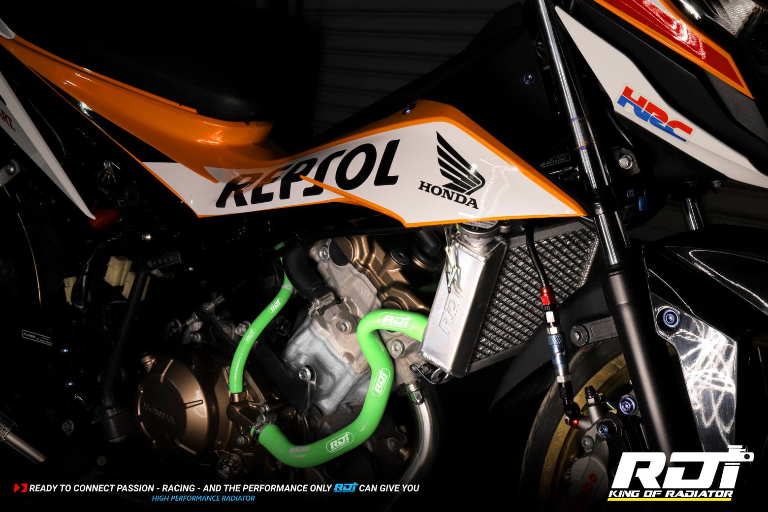 KÉT NƯỚC ĐỘ LỚN RDT MẪU THẲNG  XE WINNER SONIC150 / EXCITER / RAIDER SATRIA FI