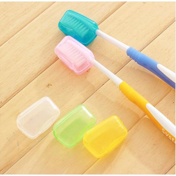 Combo 5 Nút bịt đầu bàn chải du lịch tiện dụng
