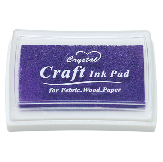 [HCM]Hộp Mực Dấu Craft Ink Pad - Màu Tím