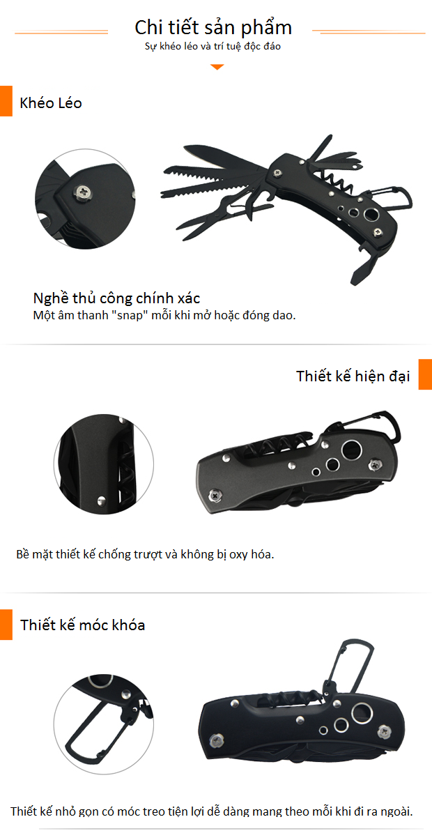 Móc khóa đa năng 13in1 KH5011K