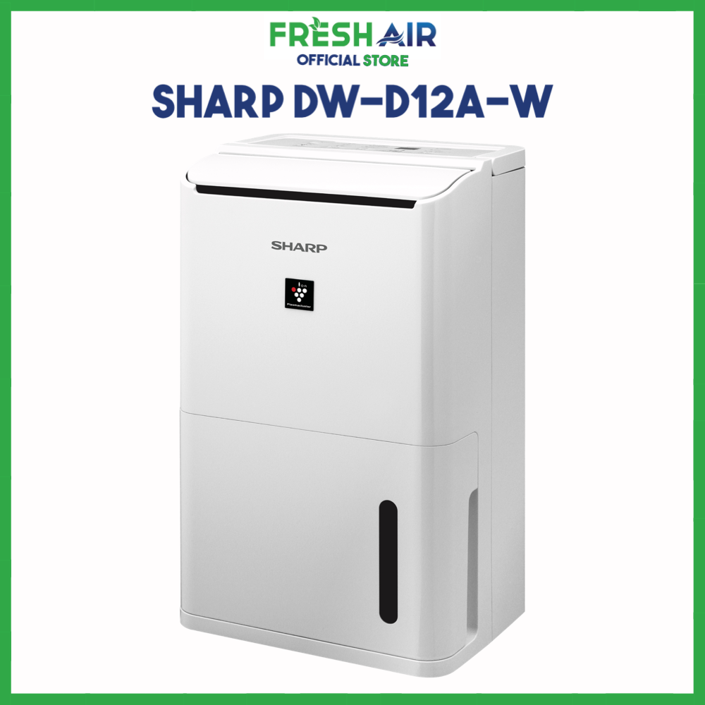 Máy tạo ion và hút ẩm Sharp DW-D12A-W (25m²/12lít)