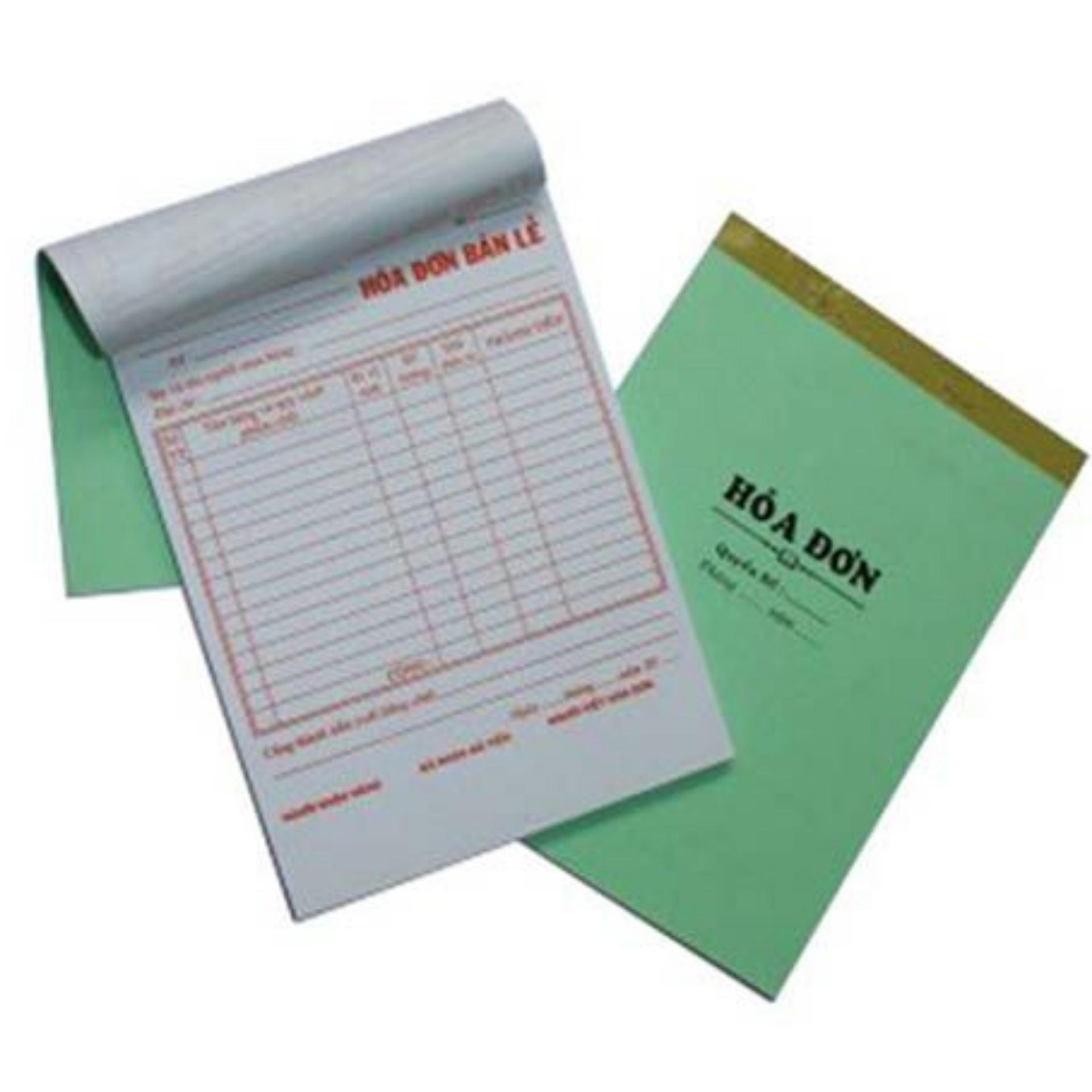 10 QUYỂN SỔ HÓA ĐƠN BÁN LẺ 1 LIÊN
