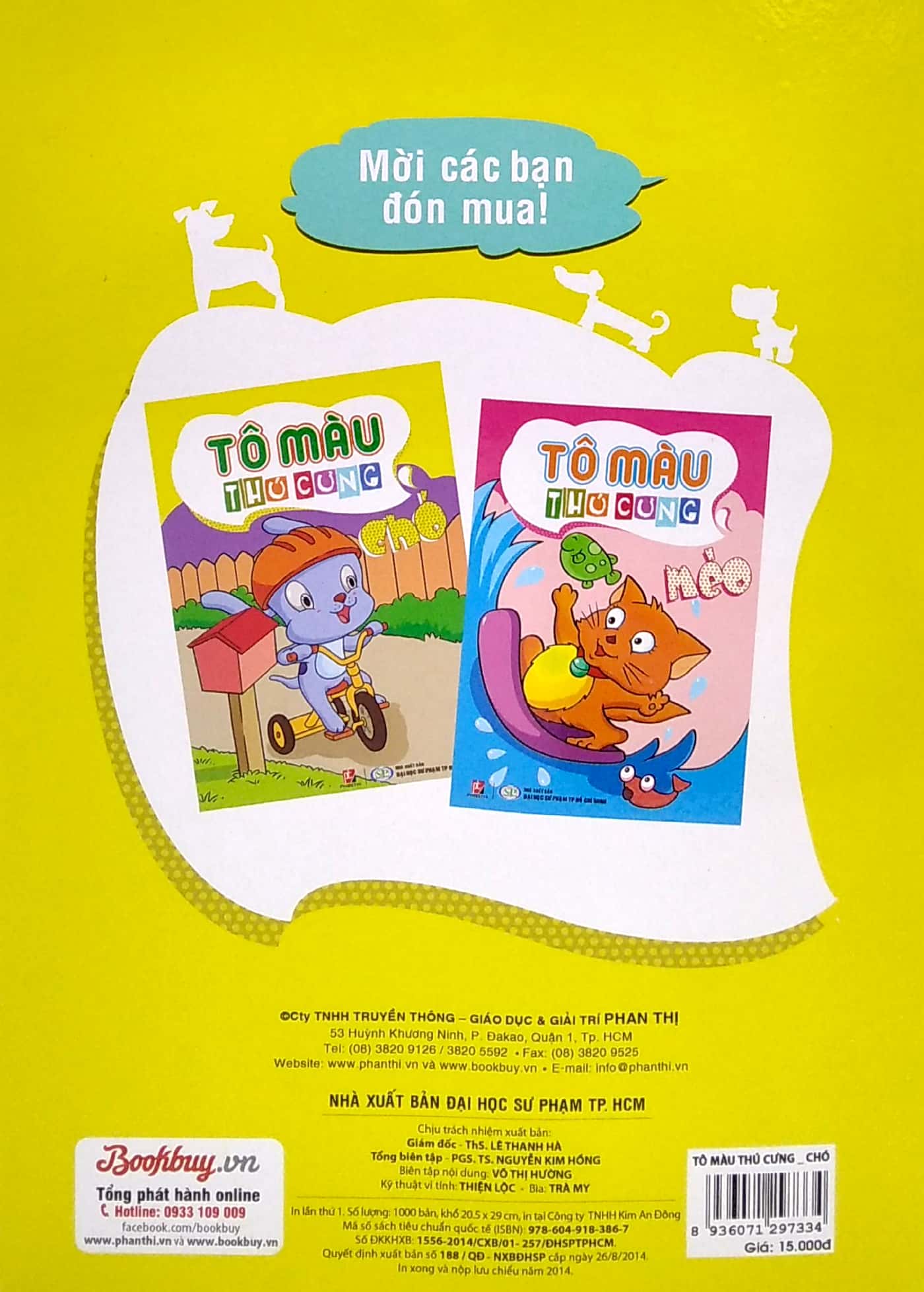 Fahasa - Tô Màu Thú Cưng - Chó