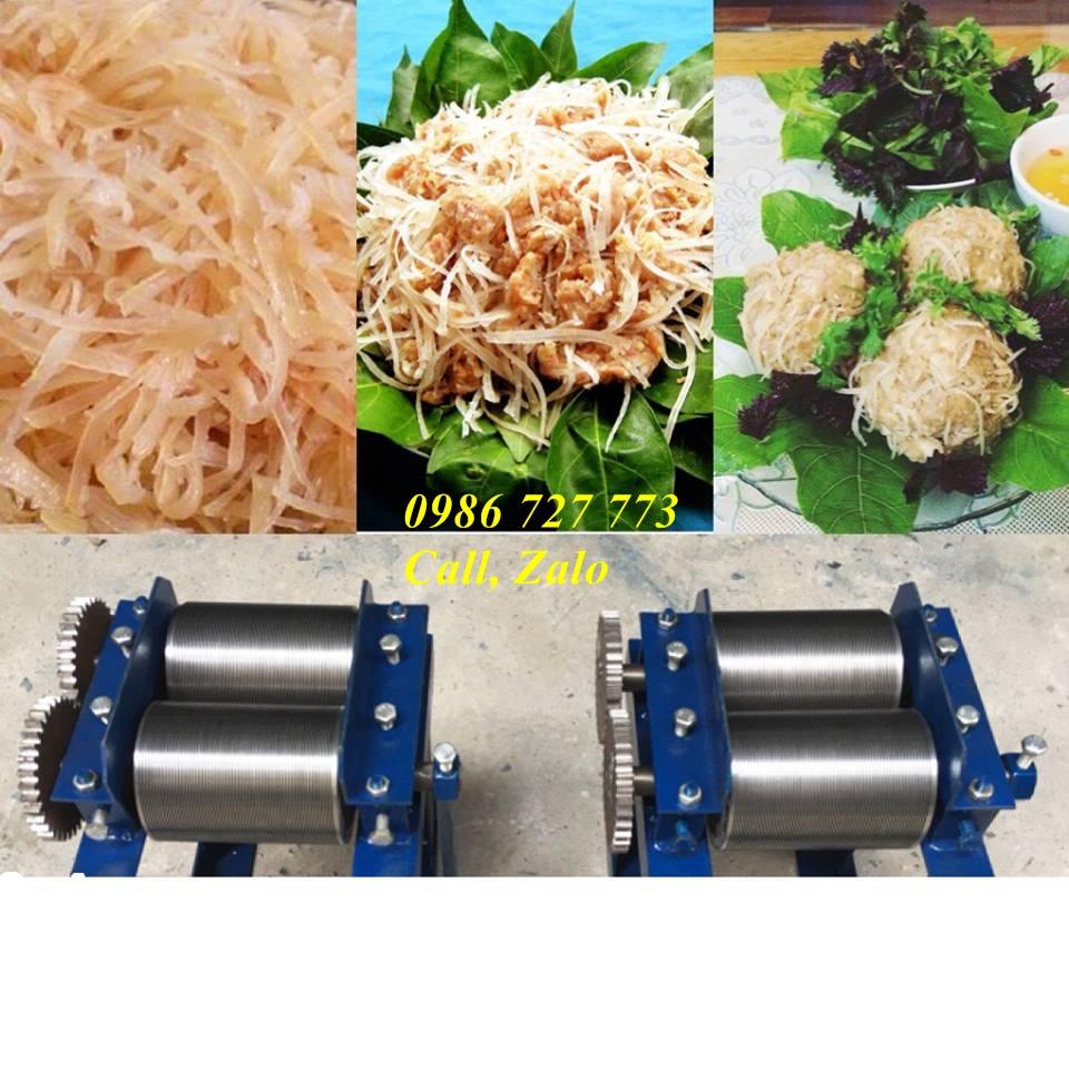 Máy cắt da heo, máy thái bì heo quay tay bằng thép chống gỉ