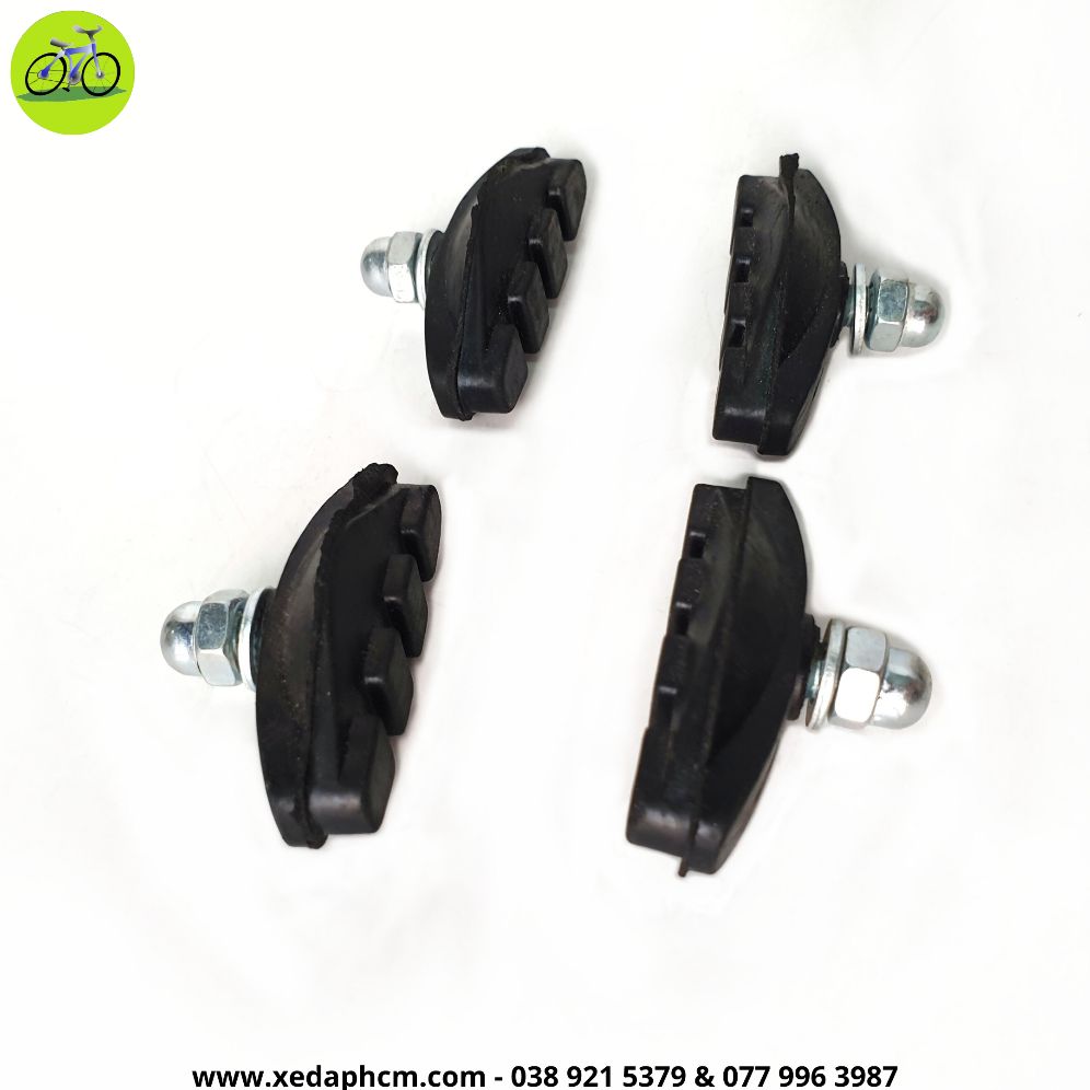 [HCM]Combo 2 cặp gôm bố thắng xe đạp má phanh 4 cục