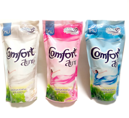Combo 3 bịch nước xả vải Comfort Thái gói 580ml