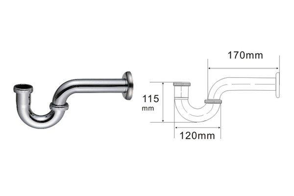 Bộ xi phông ống xả lavabo KA-04