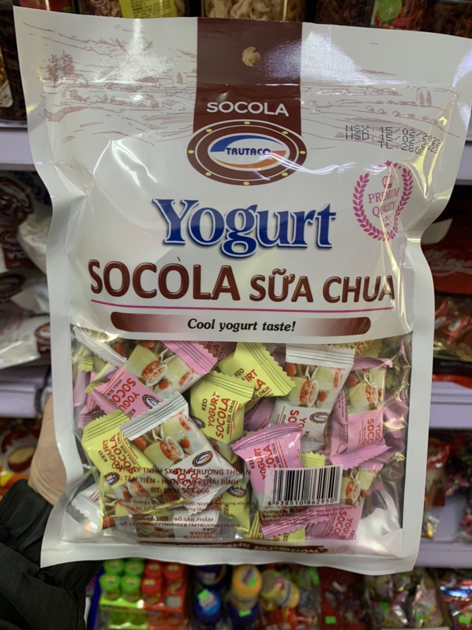 Kẹo Socola Sữa Chua Yogurt Trutaco 300g