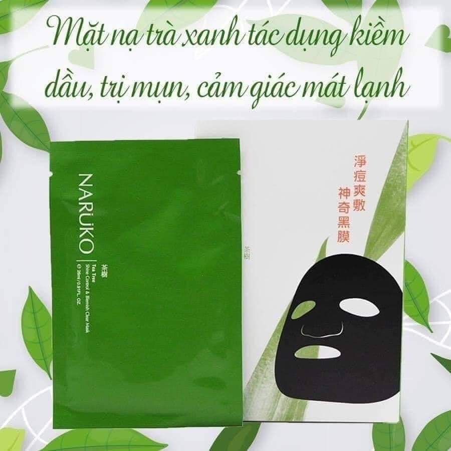 [HỘP 8M] NARUKO - Mặt nạ Tràm Trà Tea Tree (Đài)